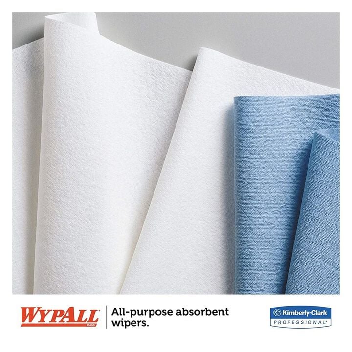 Wypall L40 Disposable Cleaning and Drying Towels - 1 Box of 90 Towels, large image number 1