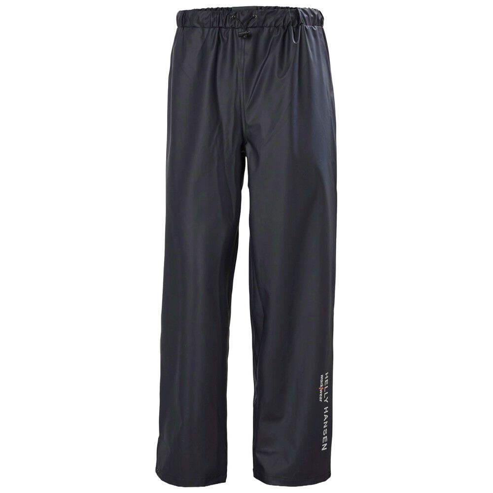 Helly Hansen Voss 100% Polyester Waterproof Men's Rain Pant, Navy, Size 2XL - 70480-590-2XL