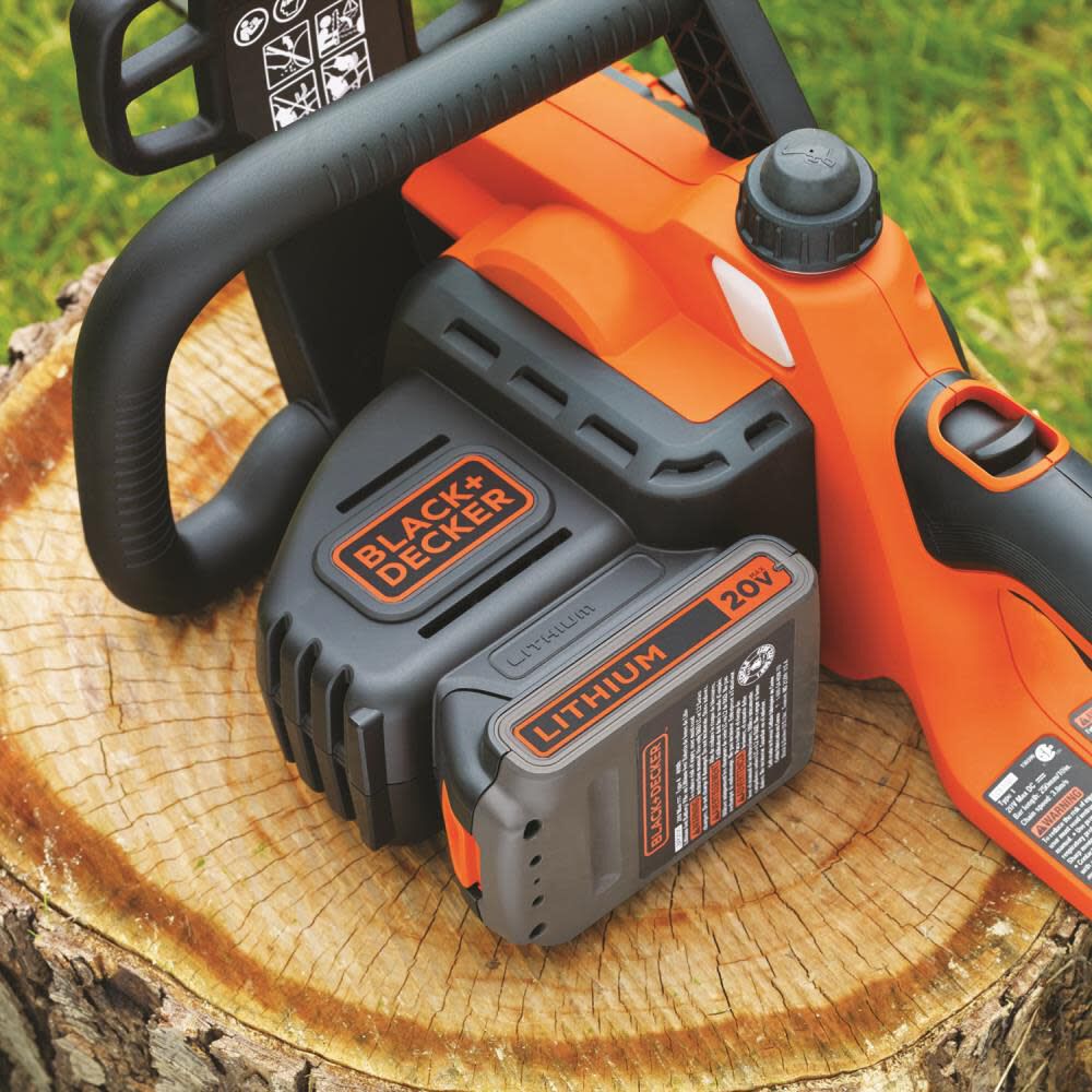 BLACK+DECKER LCS1020 20V MAX Lithium 10 in. Chainsaw 