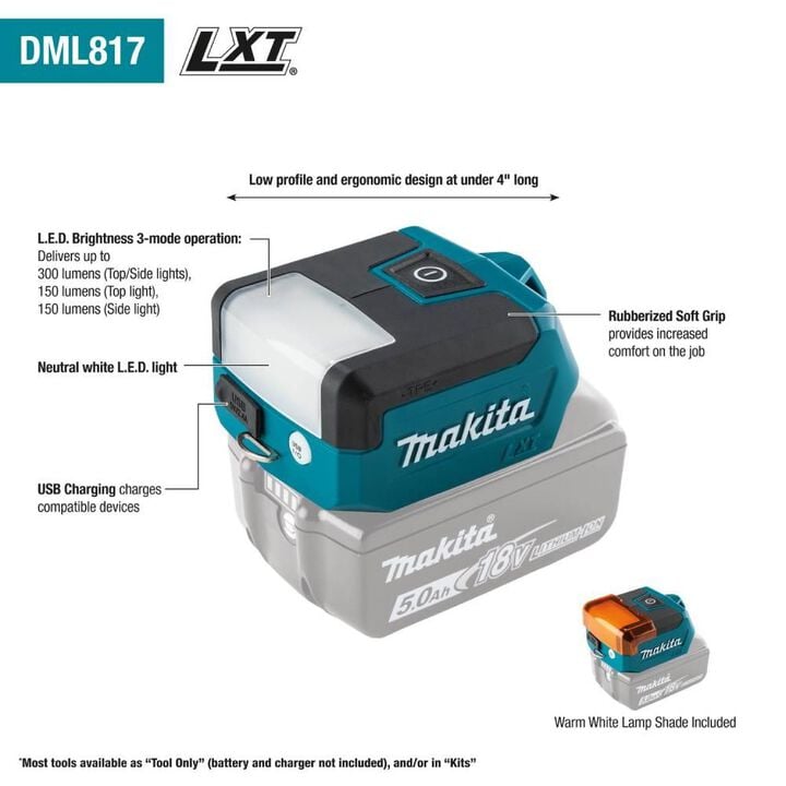 Makita 18V LXT Compact L.E.D. Flashlight/Power Source (Bare Tool), large image number 11