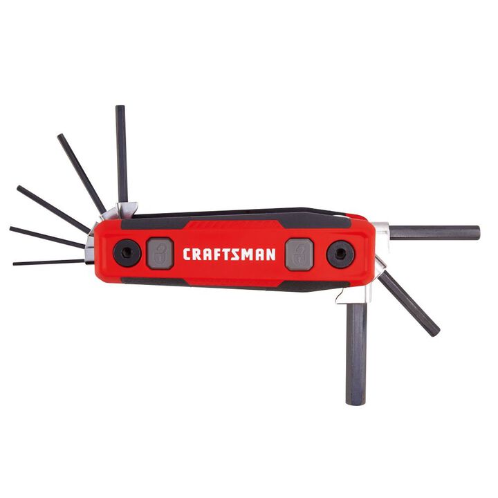 CRAFTSMAN Folding Locking Hex Key Set (MM), 8 Piece, large image number 2