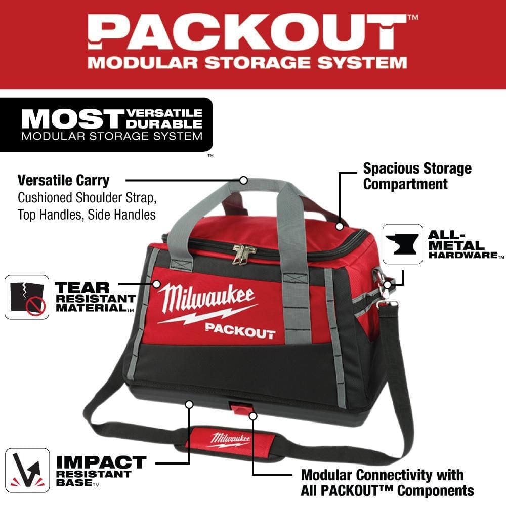 Milwaukee 20 in. PACKOUT Tool Bag, large image number 2
