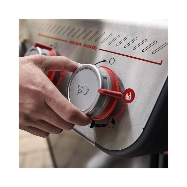Weber Spirit E-435 26.6 Inch 4 Burner 35000 BTU Black Liquid Propane Gas Grill, large image number 5