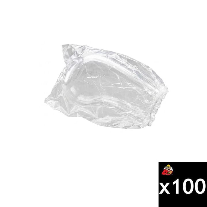 Johndow Clear Plastic Gear Shift Knob Covers 100 Pieces