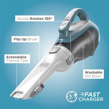 Black and Decker 14.4 V Lithium Ion Dustbuster, large image number 3
