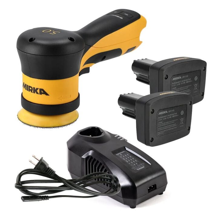 Mirka 12V Cordless 3 Inch 5mm Orbital Polisher Kit