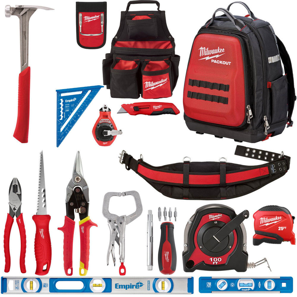 Milwaukee Standard General Contractor Apprentice Hand Tool Kit, large image number 1