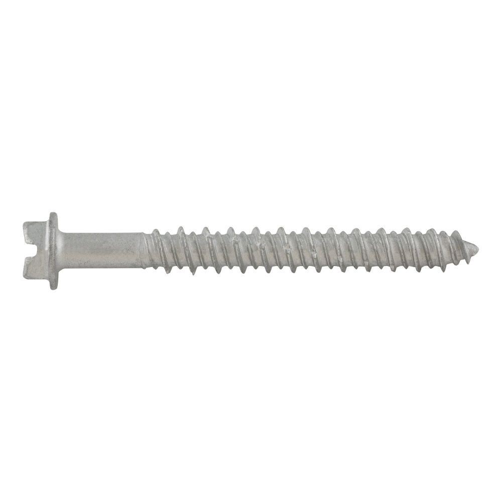 DEWALT Ultracon+ Screw Anchors Slotted Hex Washer Head 1/4 Inch X 2-1/4 Inch, large image number 1