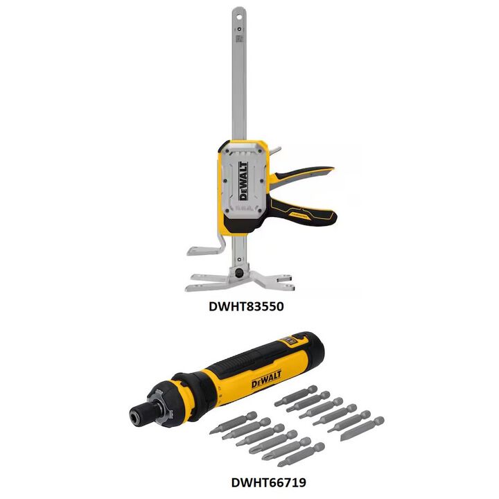 DEWALT TOUGHSERIES Construction Jack & 14-Pc Cordless Screwdriver Bundle, large image number 1