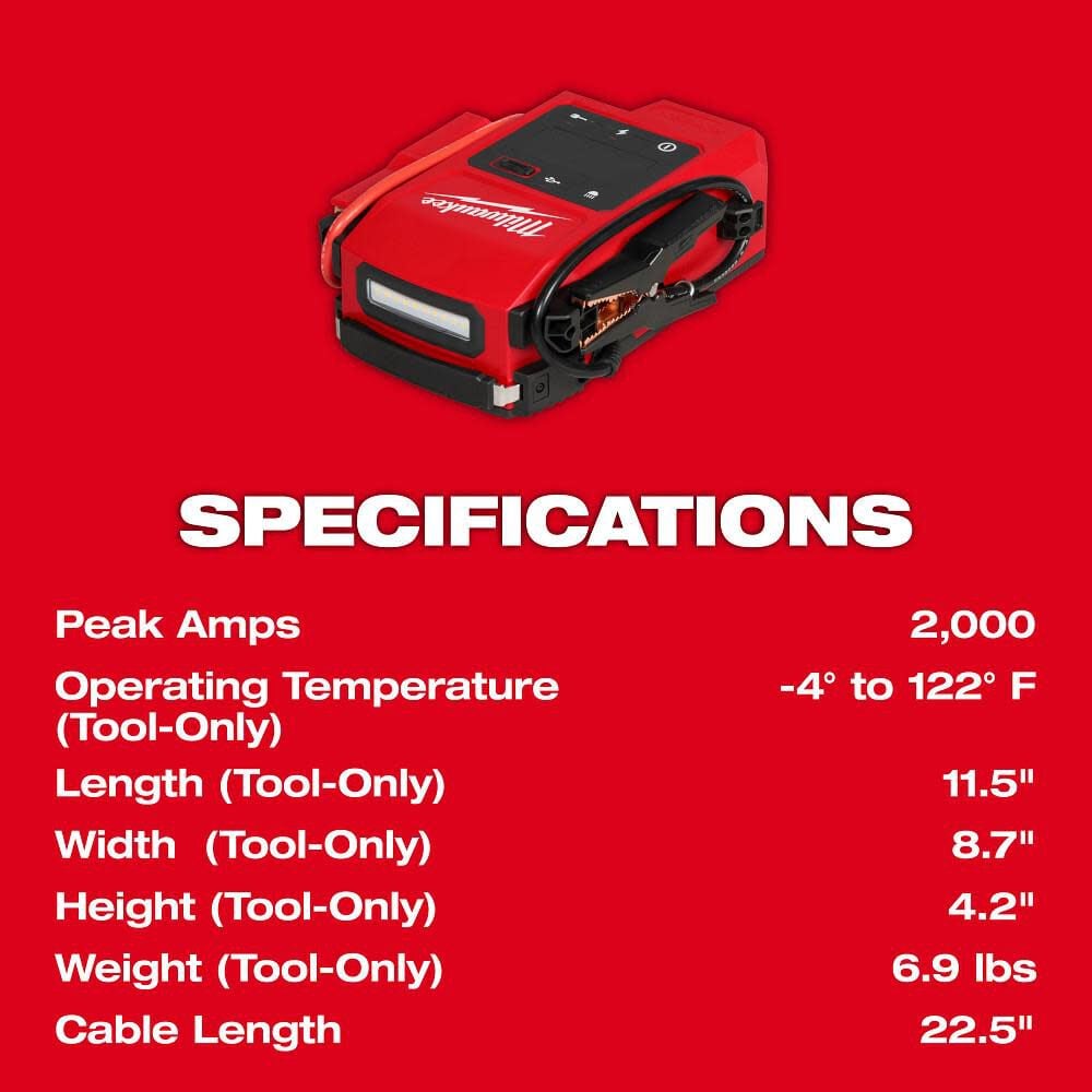 Milwaukee M18 HOTSHOT Jump Starter, large image number 11