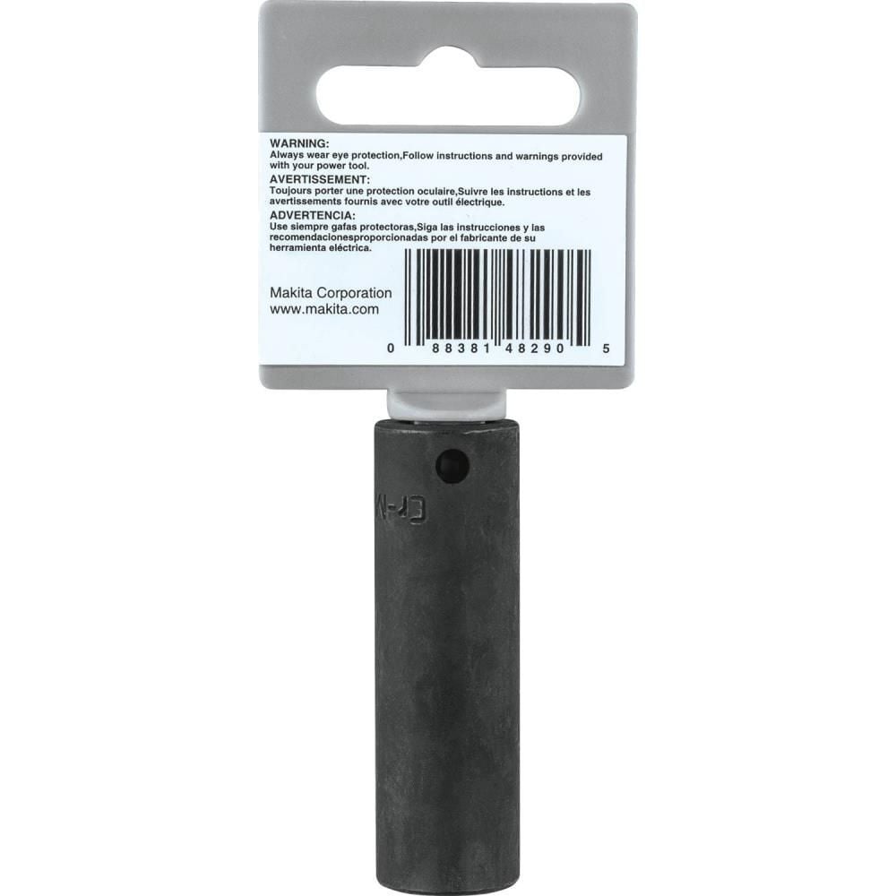 Makita 1/2 Inch Deep Well Impact Socket 3/8 Inch Drive, large image number 3