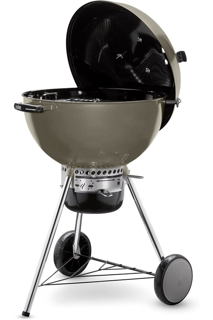 Weber Master-Touch 22 Inch Charcoal Grill with Built-In Thermometer, Smoke, large image number 1