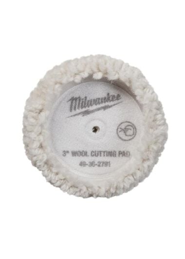 Milwaukee 3 in. Wool Cutting Pad 5PC, large image number 2
