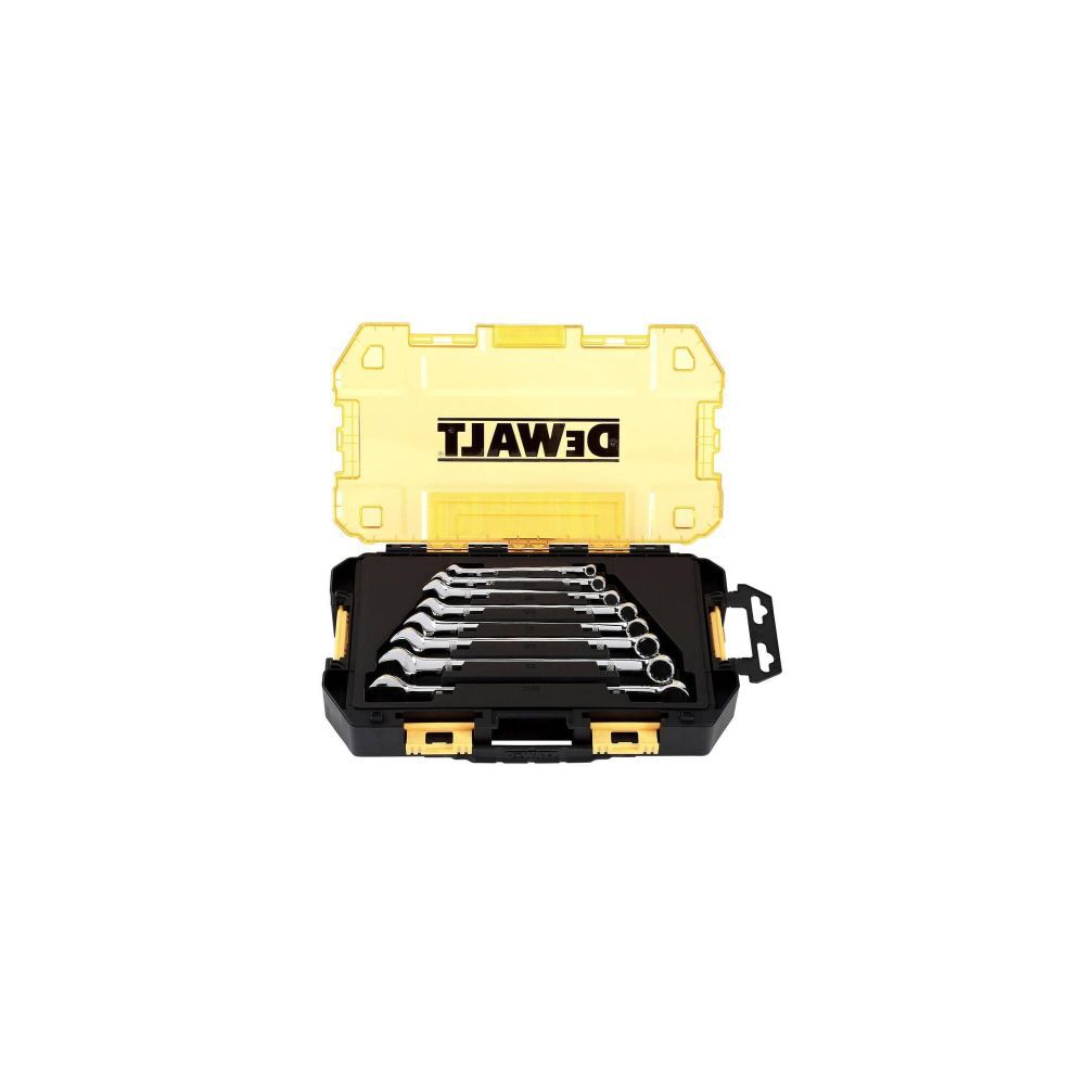 DEWALT 8 piece Combination Wrench Set (SAE), large image number 4