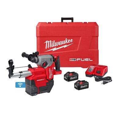 Milwaukee M18 FUEL 1inch SDS Plus Rotary Hammer with ONE-KEY Dust Extractor Kit
