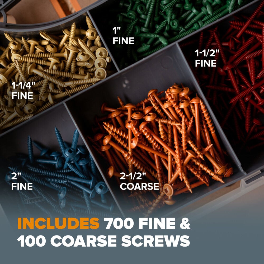 Bora Portamate Pocket Hole Screw Kit 800 Pieces, large image number 3