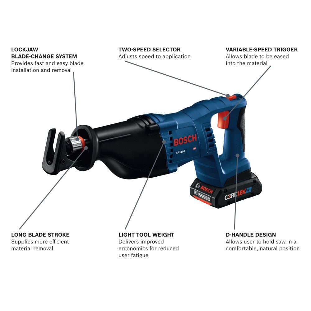 Bosch 18V 9-Tool Combo Kit, Reconditioned, large image number 7