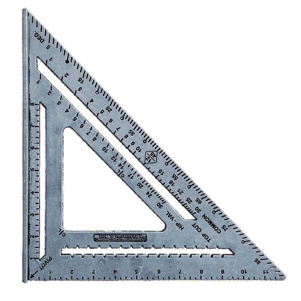 Swanson Tool Big 12 Speed Square with Layout Bar Blue Book, large image number 4