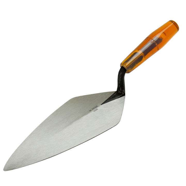 Kraft Tool Co 12 Inch Narrow London Brick Trowel with Plastic Handle