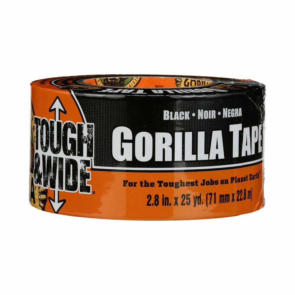 Gorilla Glue Tough & Wide 2.88 Inch x 25 Yd Black Duct Tape, large image number 6
