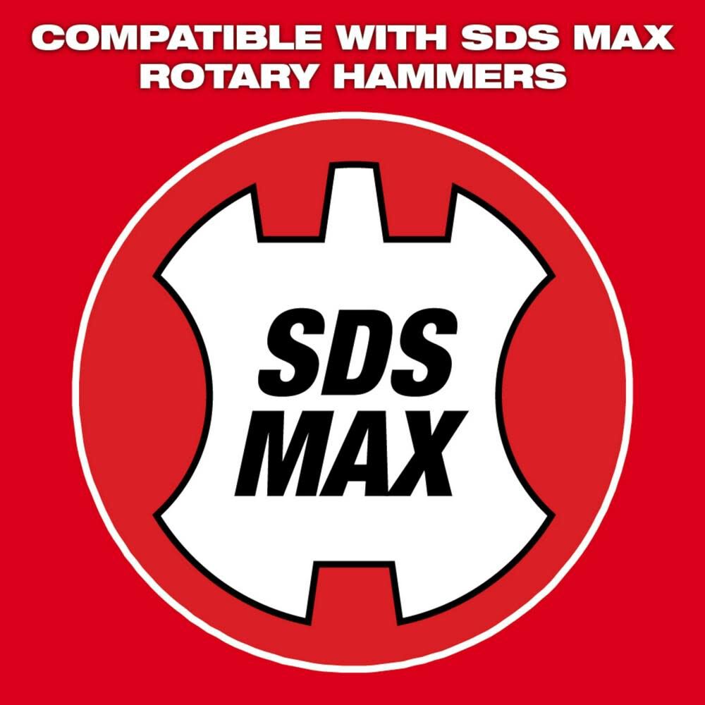 Milwaukee SDS-Max 18 in. Demolition Flat Chisel, large image number 3