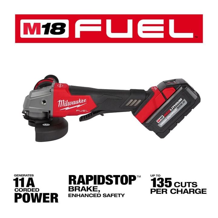 Milwaukee M18 FUEL 4-1/2inch / 5inch Grinder Paddle Switch No-Lock Kit, large image number 2