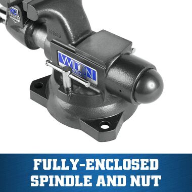 Wilton 5 1/2in 1755XC Tradesman XC Round Channel Bench Vise, large image number 3