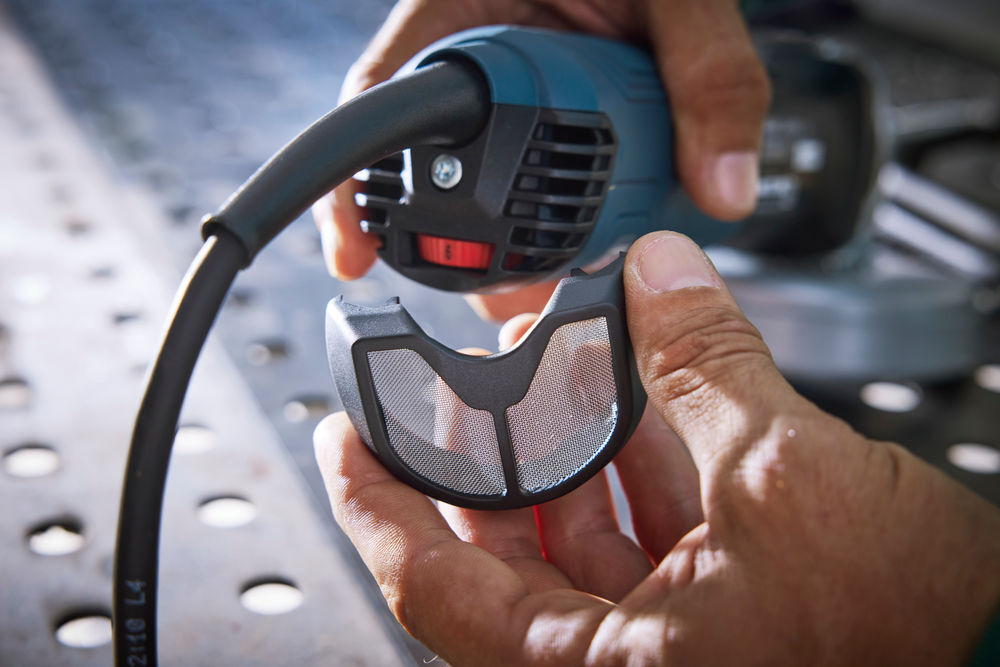 Bosch 5 Inch Angle Grinder with Slide Switch & Brake, large image number 8