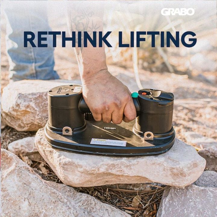Grabo Nemo V2 Suction Cup Heavy Lifting Device with 1 Battery & 1 Seal, large image number 2