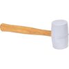 Vaughan RM2W 20 Oz 2-1/4 Inch Solid Gray Rubber Mallet, small image number 2