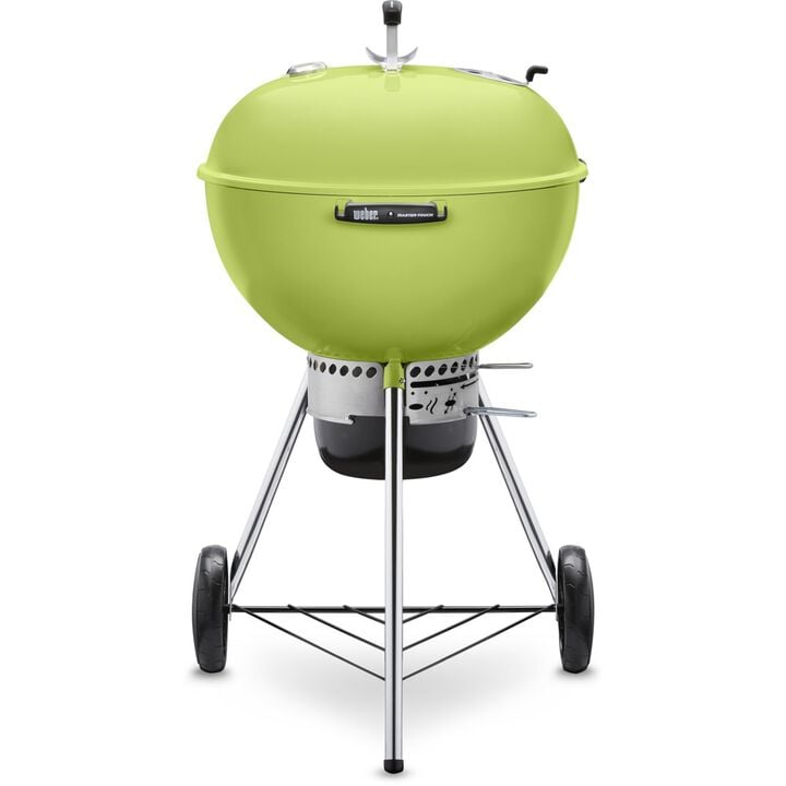 Weber Master-Touch 22 Inch Charcoal Grill with Thermometer, Spring Green