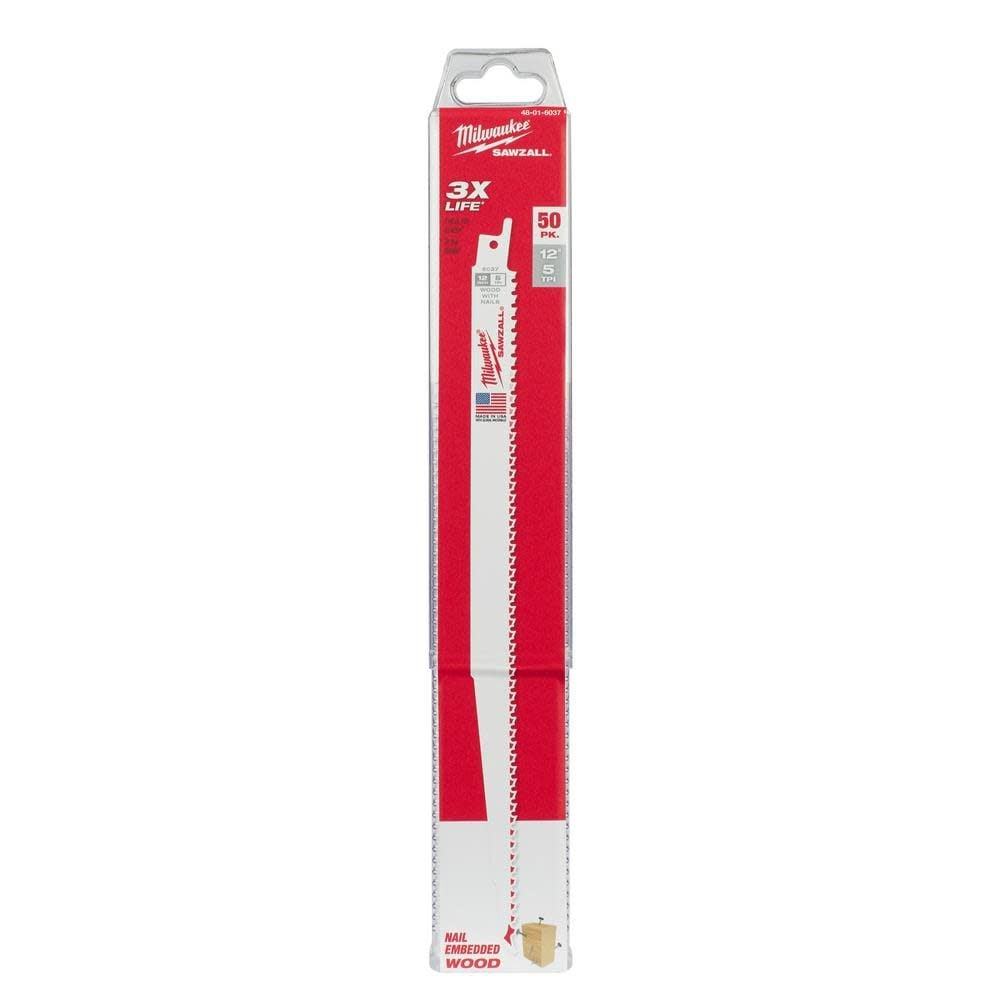 Milwaukee 12 In 5 Tpi Sawzall Blades 50 Pack 48 01 6037 Simolary simolary.com 13