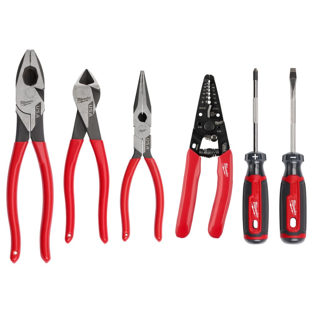 Milwaukee Hand Tool Set 6 Pieces - MT500-6