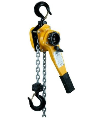 All Material Handling 3/4 Ton 20' Lift Lever Hoist with Black Chain