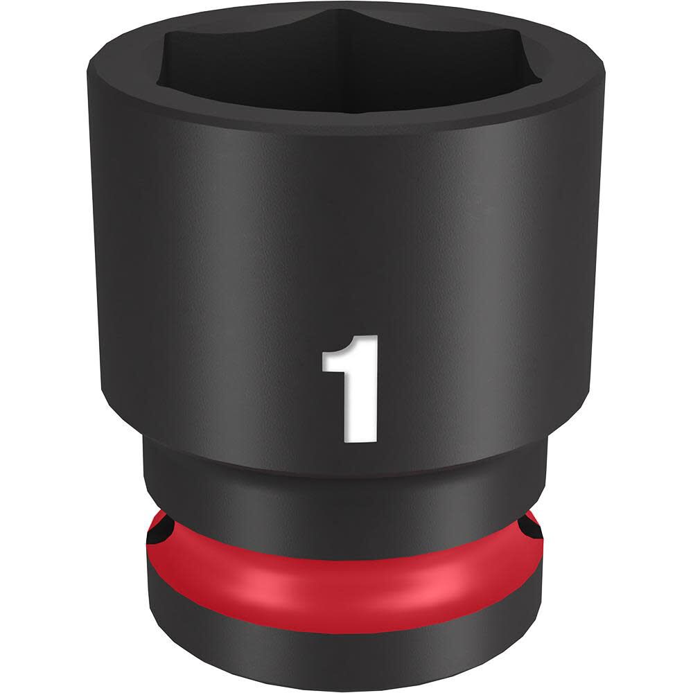 Milwaukee Impact Socket 1/2in Drive 1in Standard 6 Point, large image number 1