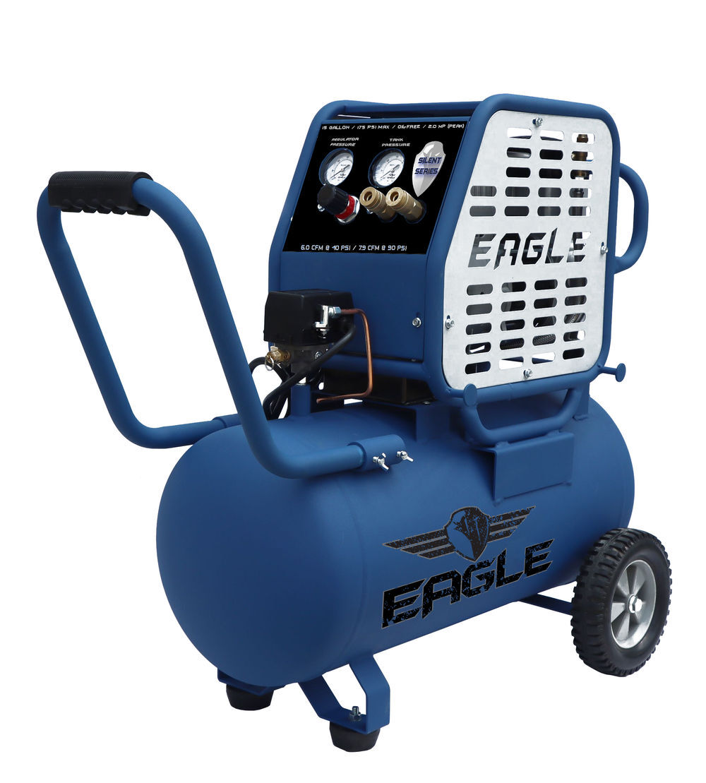 Eagle Compressor 15 Gallon Silent Series Air Compressor, large image number 2