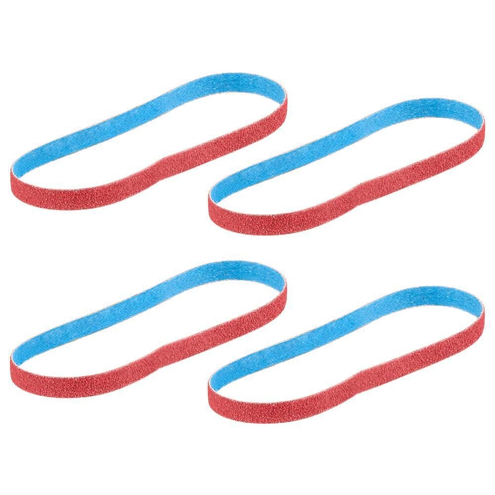 Milwaukee 3/8 Inch x 13 Inch 60 Grit Bandfile Belts  4 Pack, large image number 1