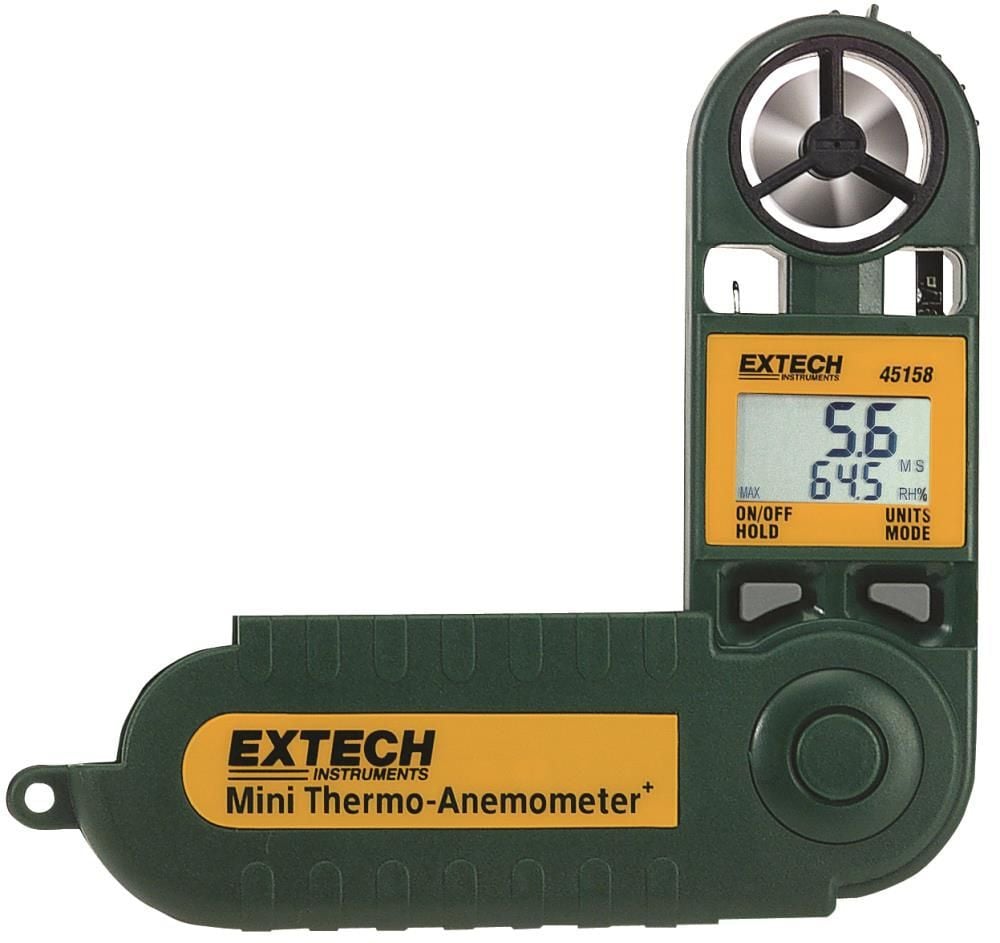 Extech Mini Thermo-Anemometer +Humidity, large image number 1