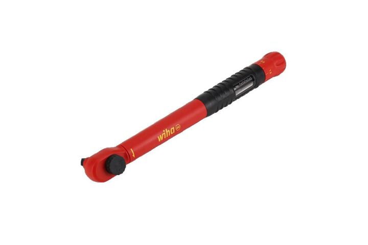 Wiha Insulated Ratcheting Torque Wrench 3/8 Inch Drive 10-50 Nm 7-36 lb-ft