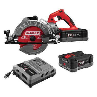 SKILSAW 7 1/4in Worm Drive Saw Kit with Carbide Blade