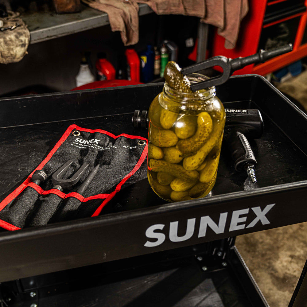 Sunex Air Hammer Chisel Pneumatic Separator Set 3 Pieces, large image number 8