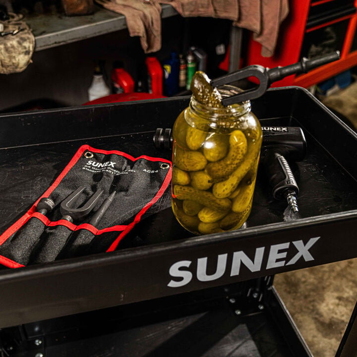Sunex Air Hammer Chisel Pneumatic Separator Set 3 Pieces, large image number 7
