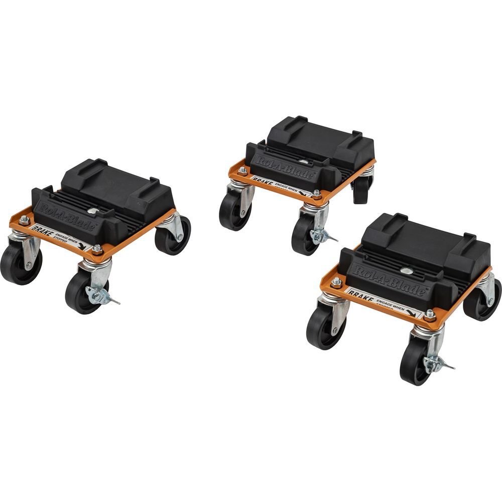 Buyers Products Company SAM Plow Accessories Rol-A-Blade Caster Set 3 Pieces, large image number 1