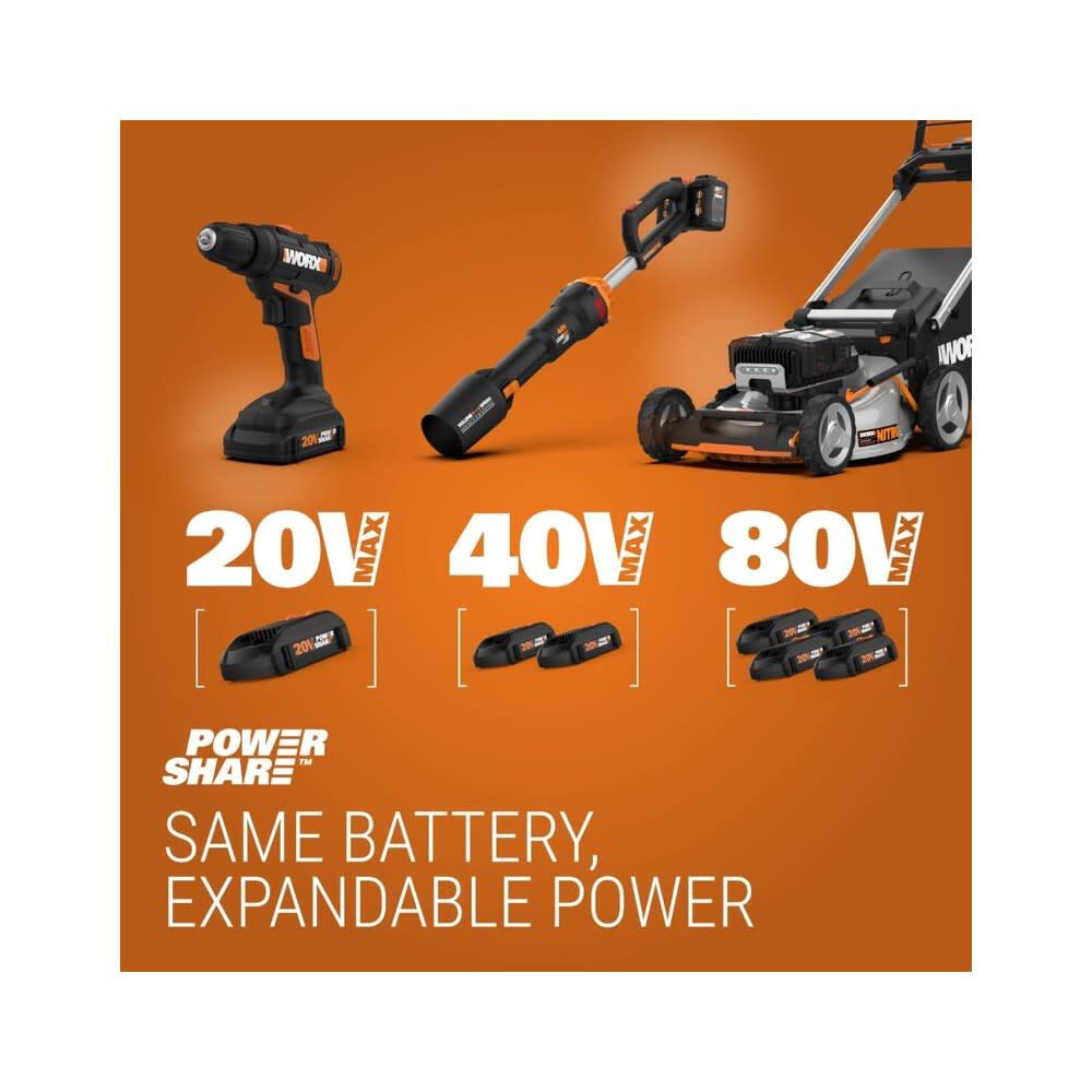 Worx 20V 2Ah Cordless Reciprocating Saw, large image number 5