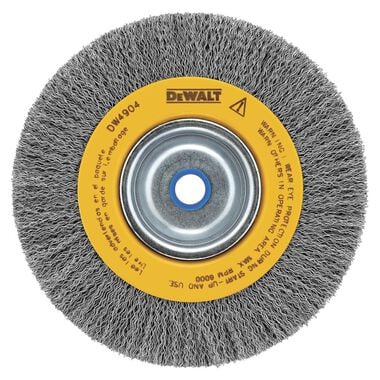 DEWALT 6 In. Crimped Wire Wheel Medium Face