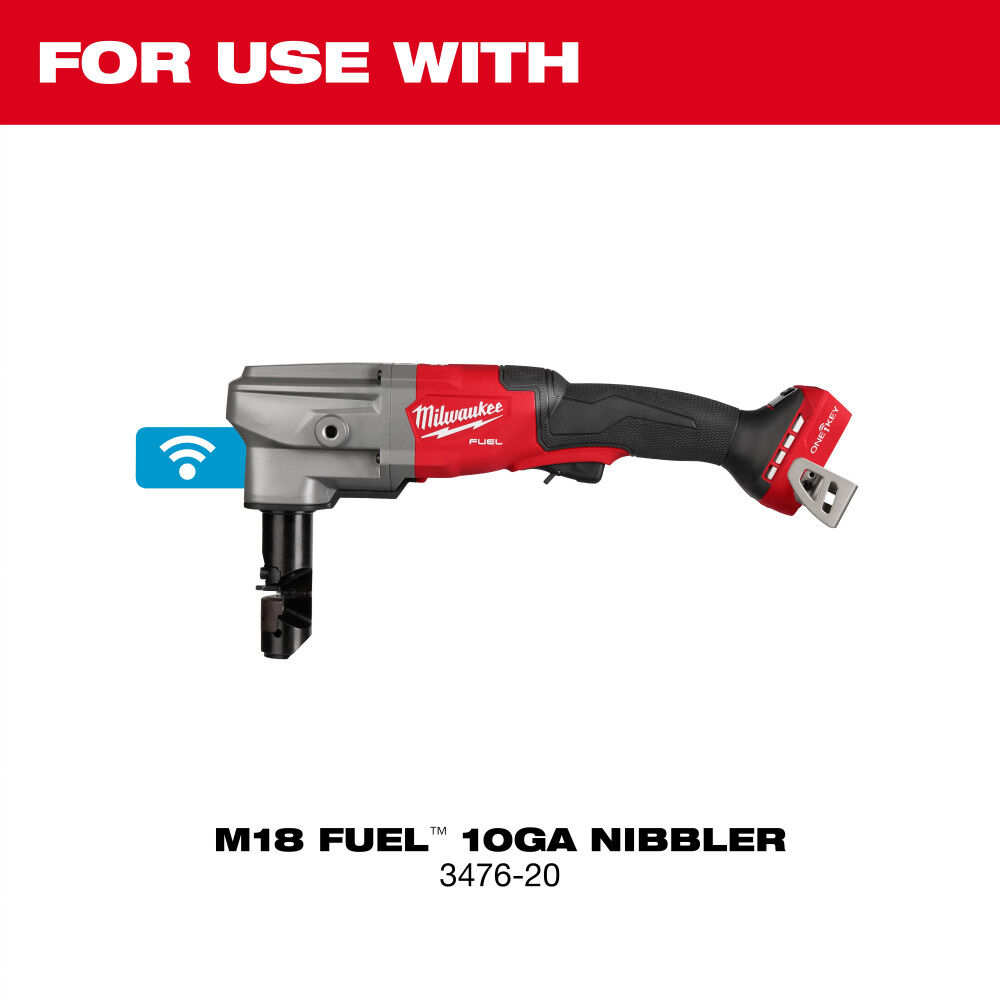 Milwaukee M18 FUEL 10 Gauge Nibbler Punch & Die Set, large image number 7