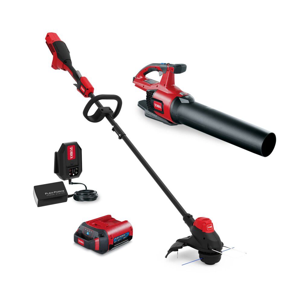 Toro Flex Force 60V String Trimmer Kit 13in/ 15in 51831 from Toro