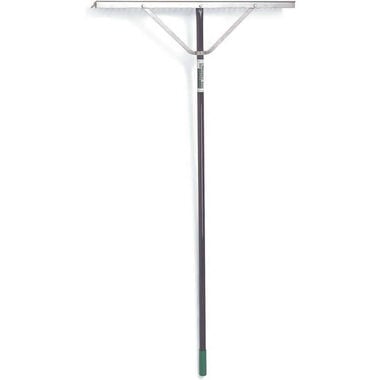 Seymour 24 in Landscape Rake with Blue Aluminum Handle