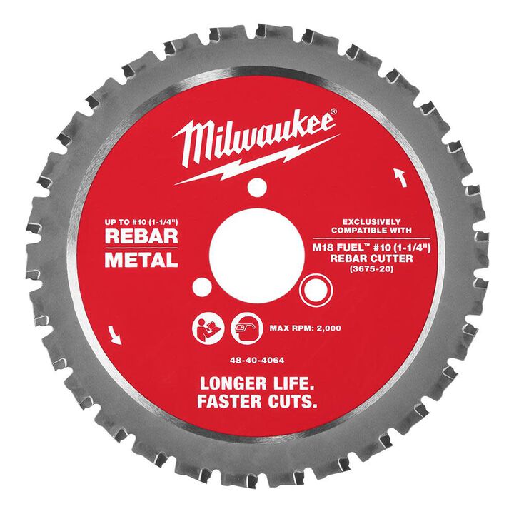 Milwaukee Rebar Cutting Blade for #10 1-1/4 Inch Rebar