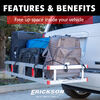 Erickson Mfg 500 lb Capacity Aluminum Hitch Cargo Carrier Basket, 48 Inch x 22 Inch, for 2 Inch Receiver, small image number 3